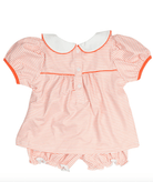 Smockingbird Jackolantern Pockets Striped Knit Bloomer Set - Liz and Roo