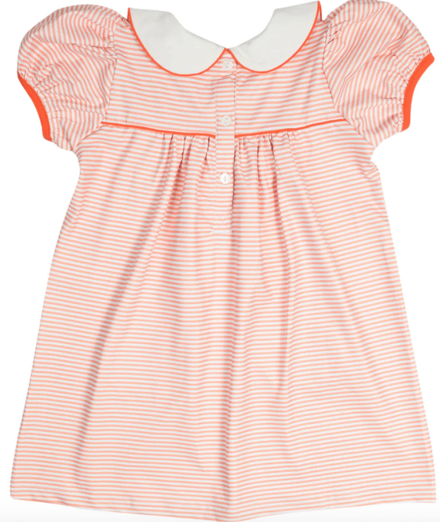 Smockingbird Jackolantern Pockets Striped Knit Dress - Liz and Roo