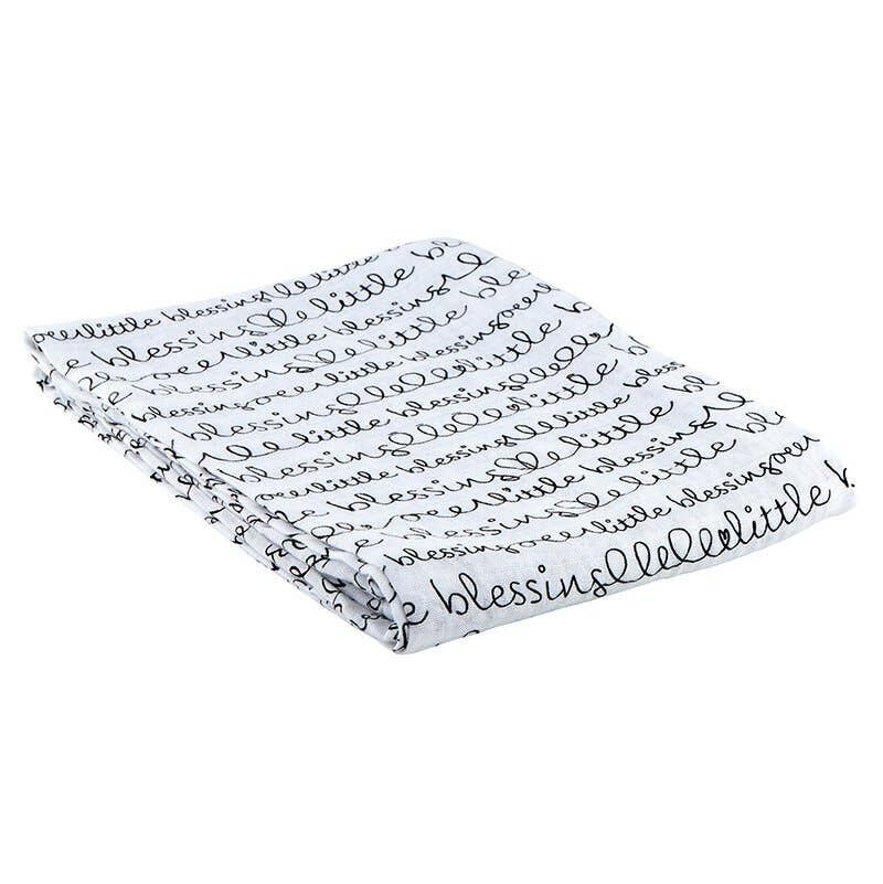 Swaddle Blanket - Little Blessing - Liz and Roo