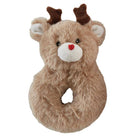 Swaddle Blanket + Plush Reindeer Rattle - Reindeer - Liz and Roo