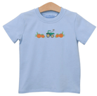 Trotter Street Kids Pumpkin Tractor Embroidery Shirt - Liz and Roo