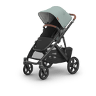 Uppababy Vista V3 Stroller Kenzi - Mystic Aqua | Carbon Frame | Saddle Leather - Liz and Roo