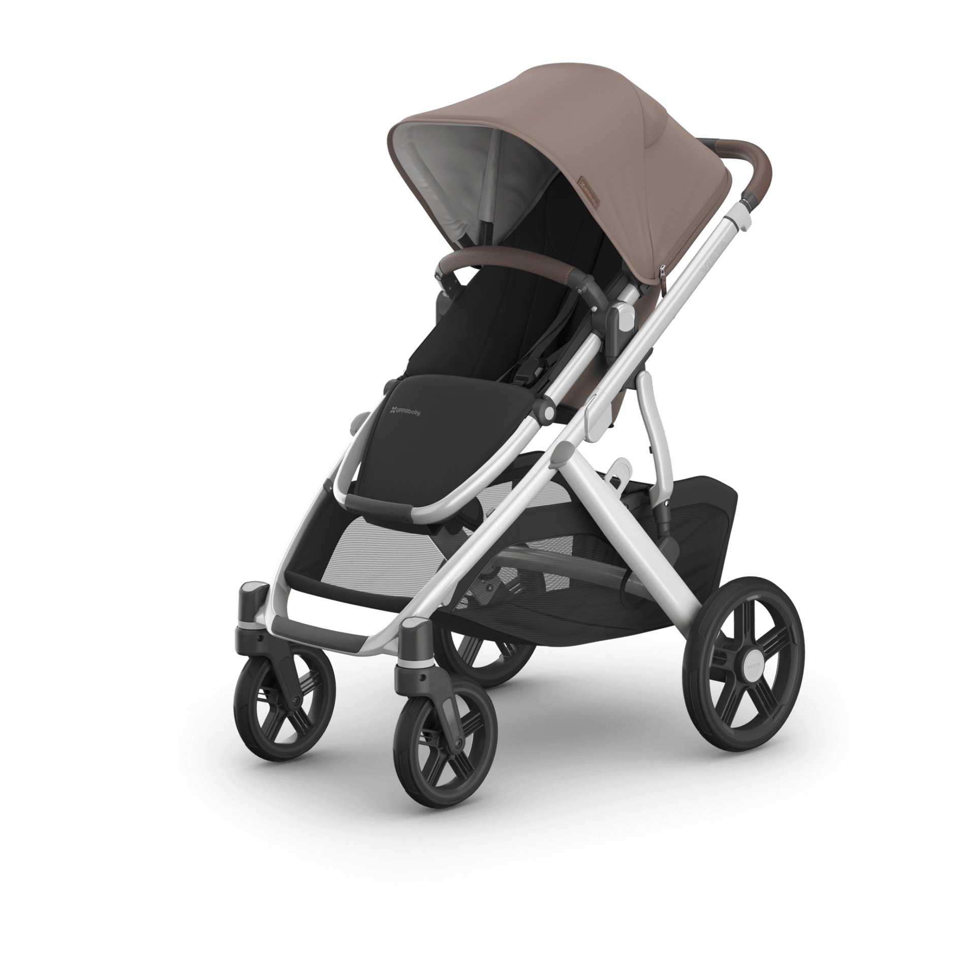 Uppababy Vista V3 Stroller Theo Dark Taupe Silver Frame