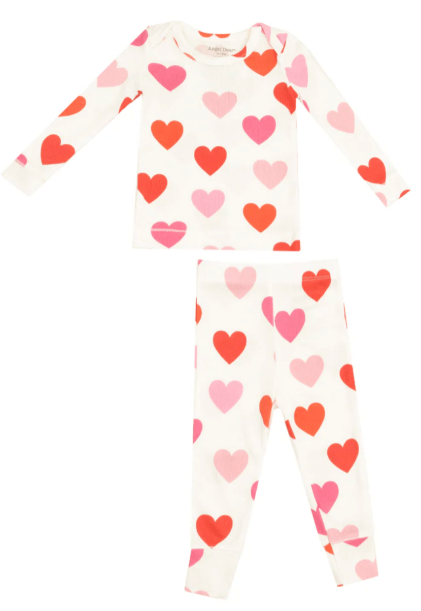 Valentine Big Hearts Loungewear Set - Liz and Roo