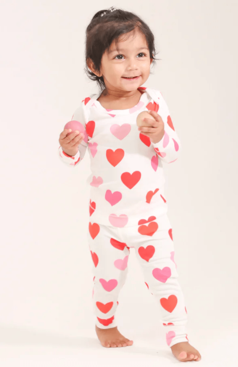 Valentine Big Hearts Loungewear Set - Liz and Roo