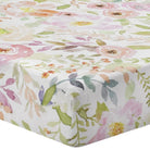 Blush Peach Linen Crib Skirt (Gathered) 16" Drop - Liz and Roo