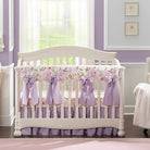 Blush Watercolor Floral 8-pc. Crib Bedding Set (Three Bow Colors to Choose From) - Liz and Roo