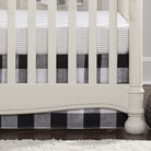 Black And White Buffalo Check Crib Skirt