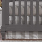 Buffalo Check (Taupe) Crib Skirt 17&#8243; Drop