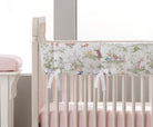 Copy of Nursery Rhyme Toile MINI Crib Rail Cover - Liz and Roo