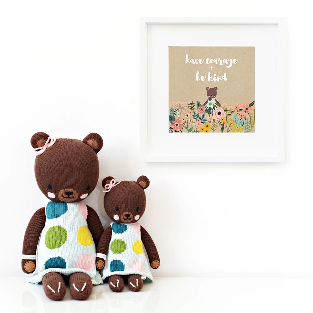 Ivy the Bear Cuddle+Kind Quote
