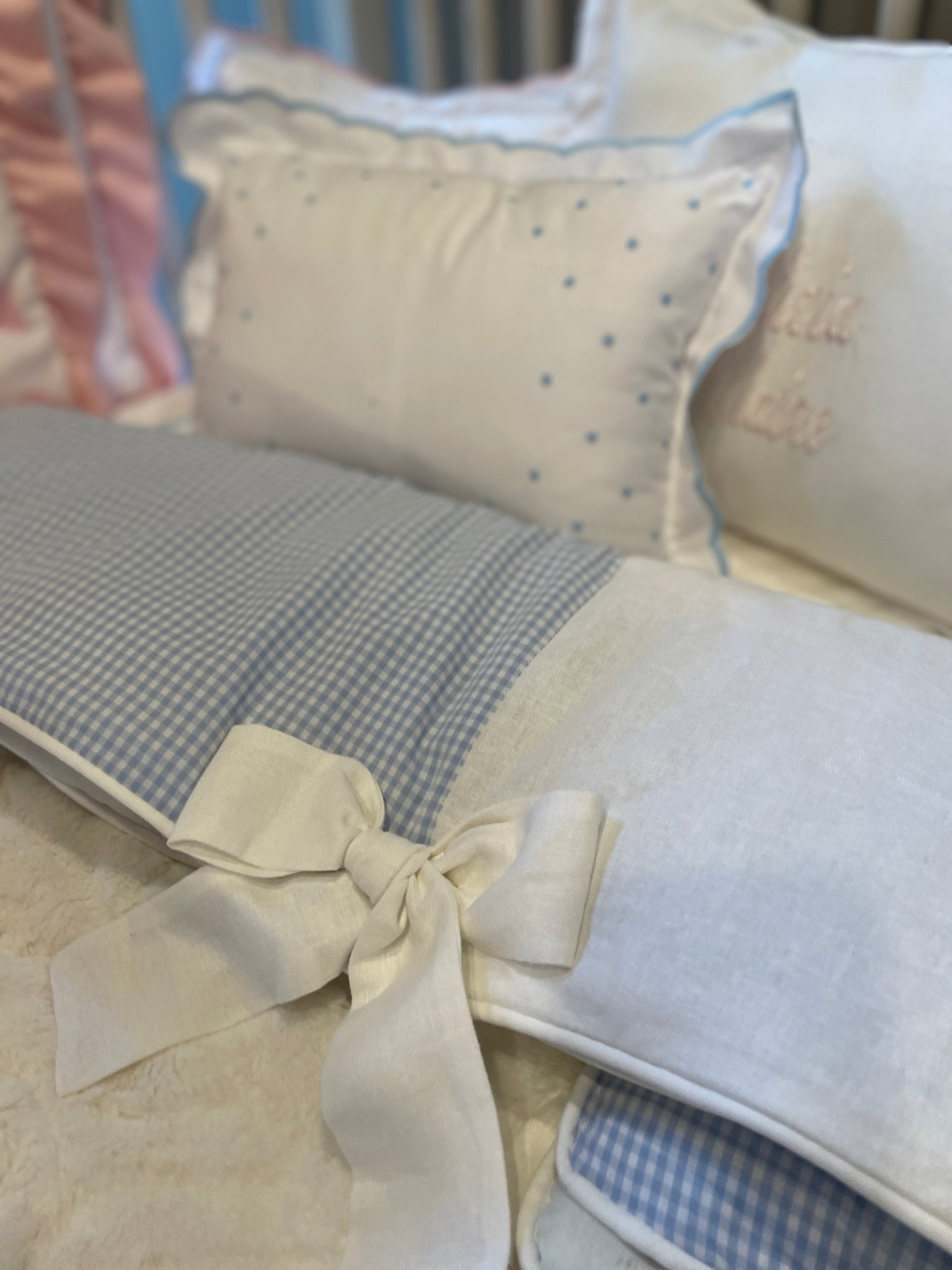 Custom Crib Rail Covers - Liz and Roo