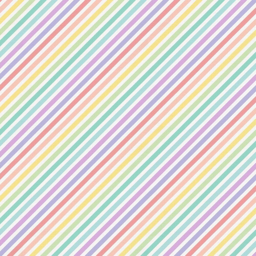 Duvet | Pastel Rainbow Stripe | Queen/Full - Liz and Roo