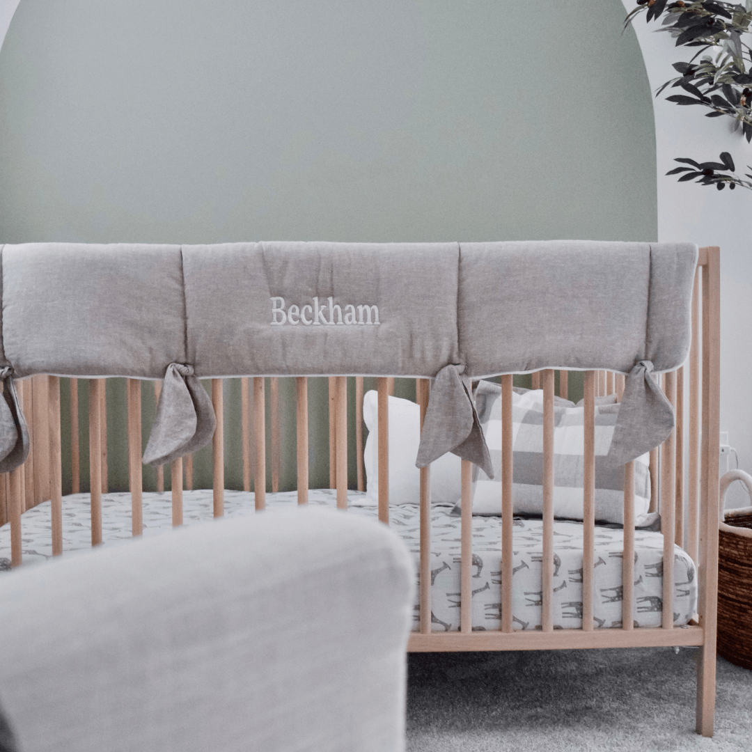 Crib Rail Covers Luxury Baby Bedding Liz and Roo