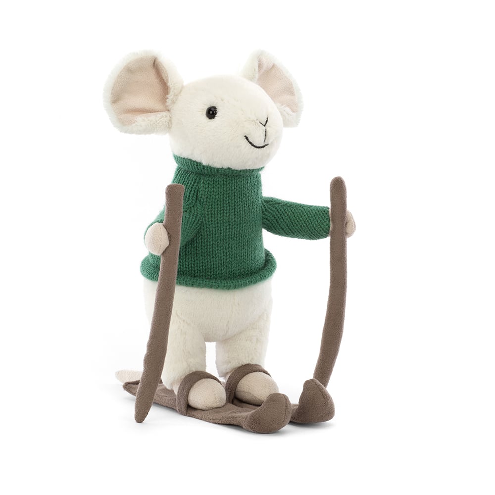 Jellycat Merry Mouse Skiing - Liz and Roo