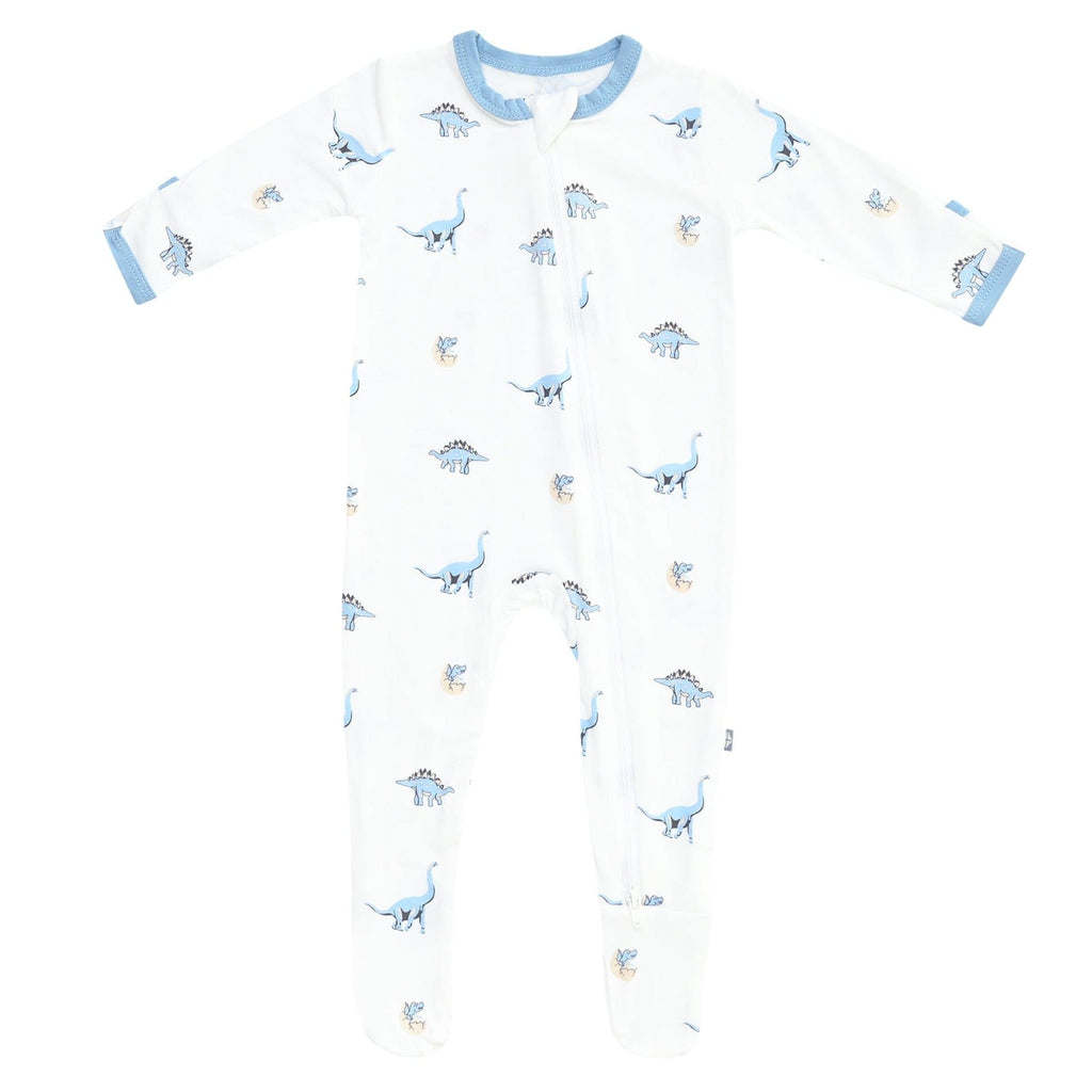 Kyte Baby Zippered Footie 6-12 Months (Jurassic) - Liz and Roo