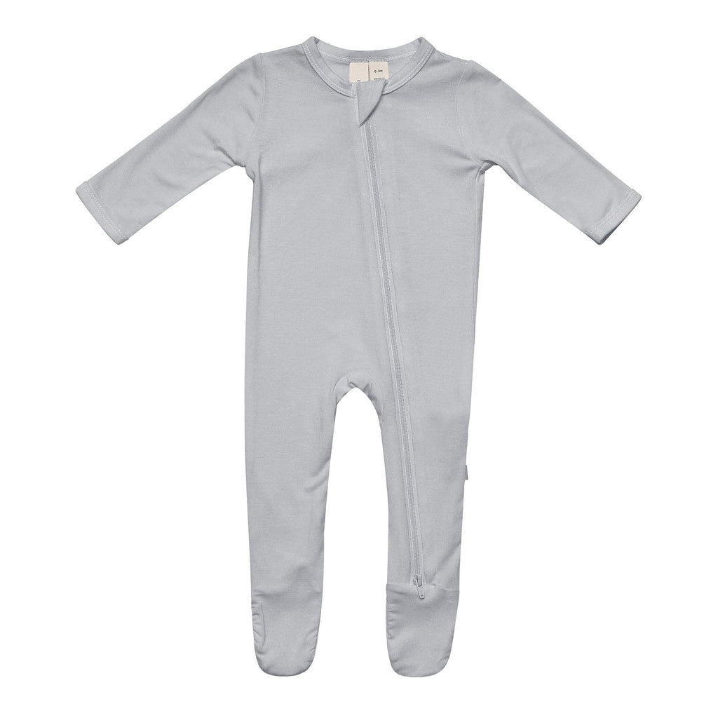 Kyte Baby Zippered Footie (Storm) - Liz and Roo
