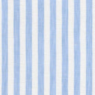 Light Blue Limerick Linen Crib Rail Cover with "William" Monogram - Liz and Roo