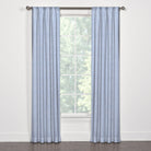 Light Blue Linen Window Treatments, 50"x88", Blackout Lining - Liz and Roo