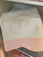 Matelasse Quilt (4 Trim Colors To Choose From) - Liz and Roo