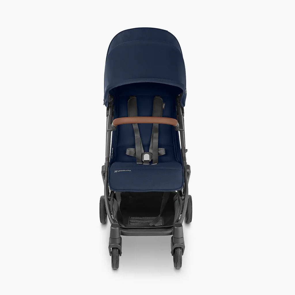 Minu V2 Stroller - NOA - Navy | Carbon Frame | Saddle Leather | - Liz and Roo