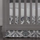 Modern Farmhouse Floral Crib Skirt 17" Drop - Liz and Roo