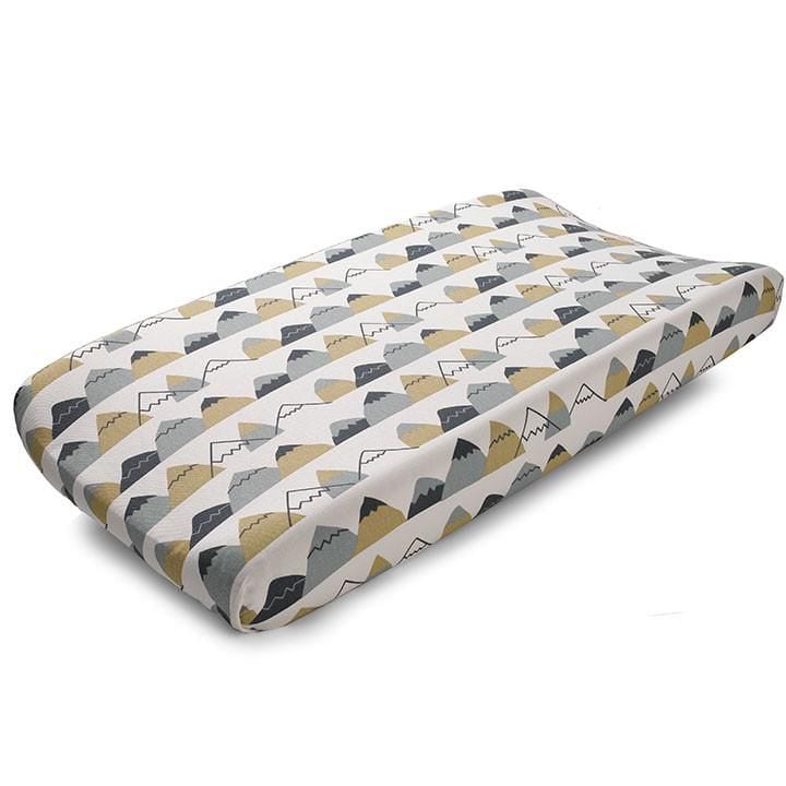 Mountain High Contoured Changing Pad Cover - Liz and Roo