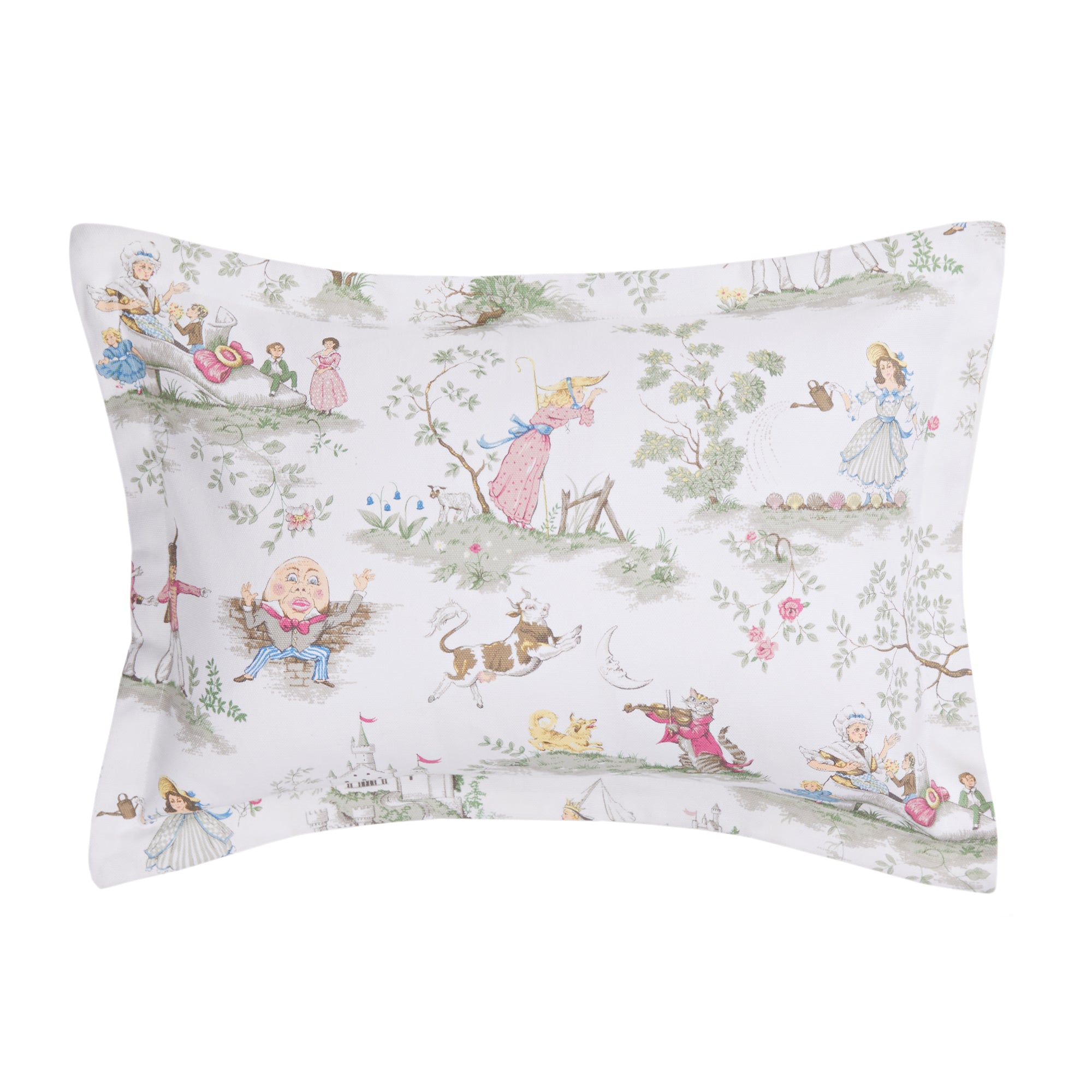 Nursery Rhyme Toile 4-pc. Crib Bedding Set for MINI CRIBS - Liz and Roo