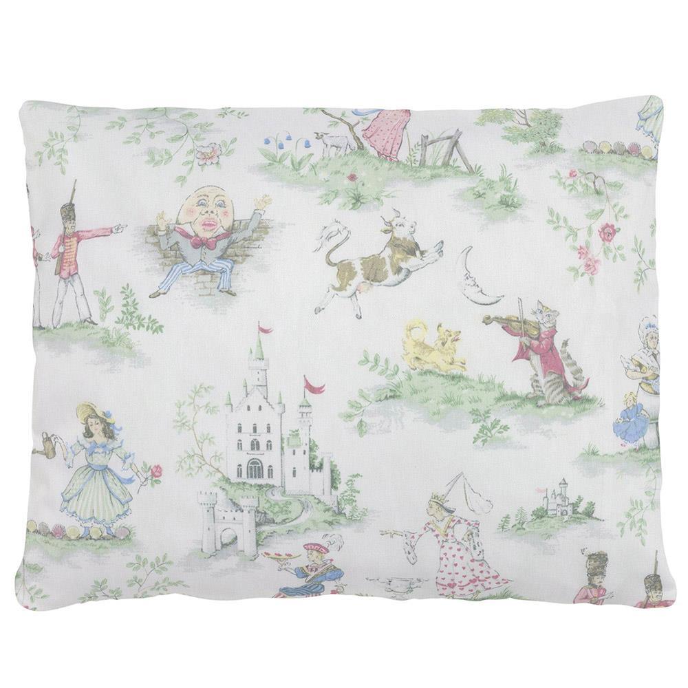 Nursery Rhyme Toile Changing Pad Cover - Liz and Roo
