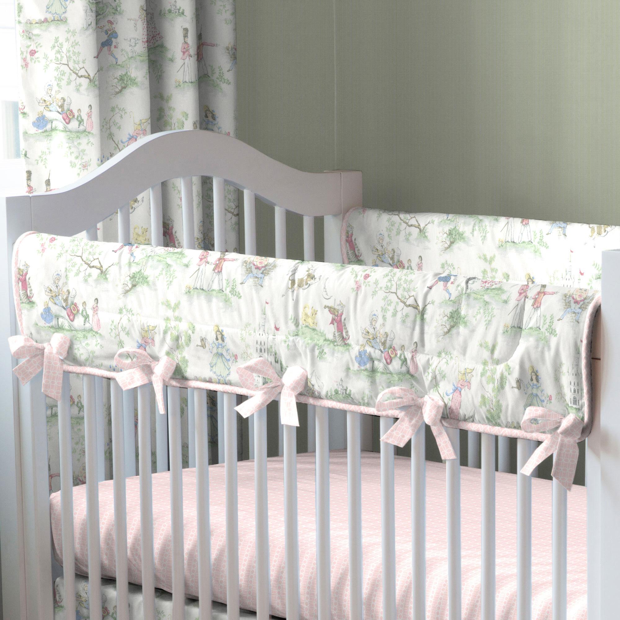 Nursery Rhyme Toile Window Treatments - Liz and Roo