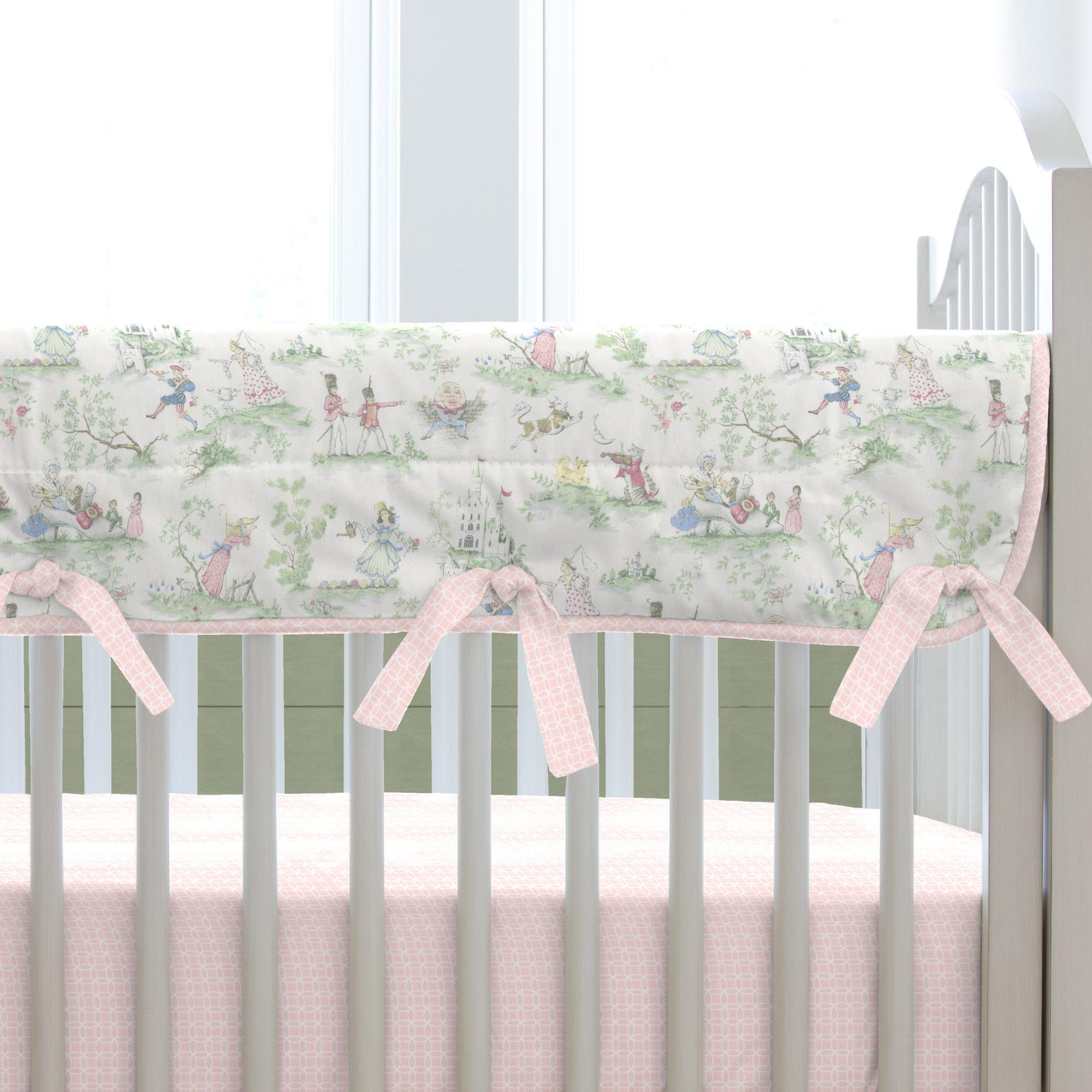 Nursery Rhyme Toile Window Treatments - Liz and Roo