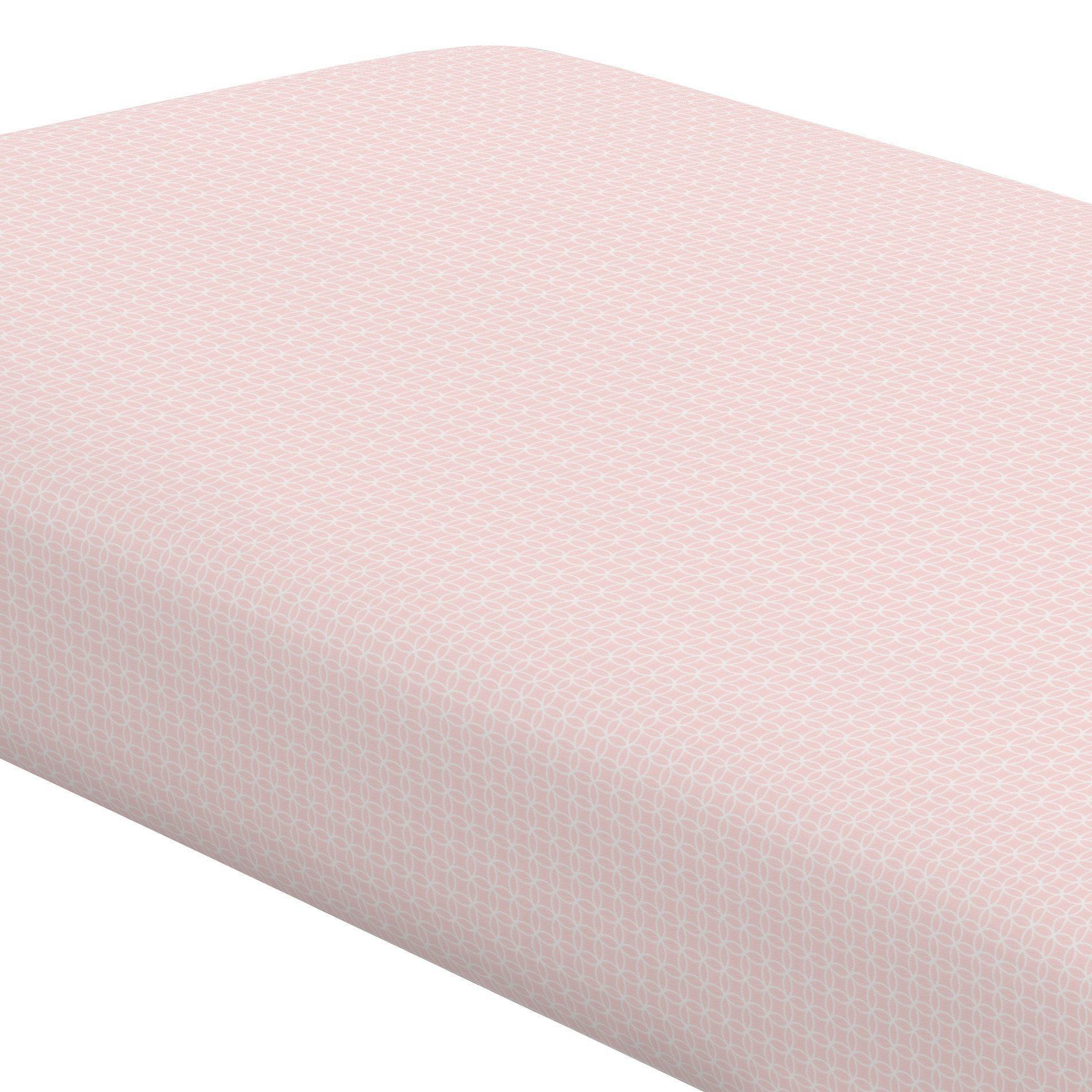 Pink Circles Crib Sheet, Quality Crib Sheets