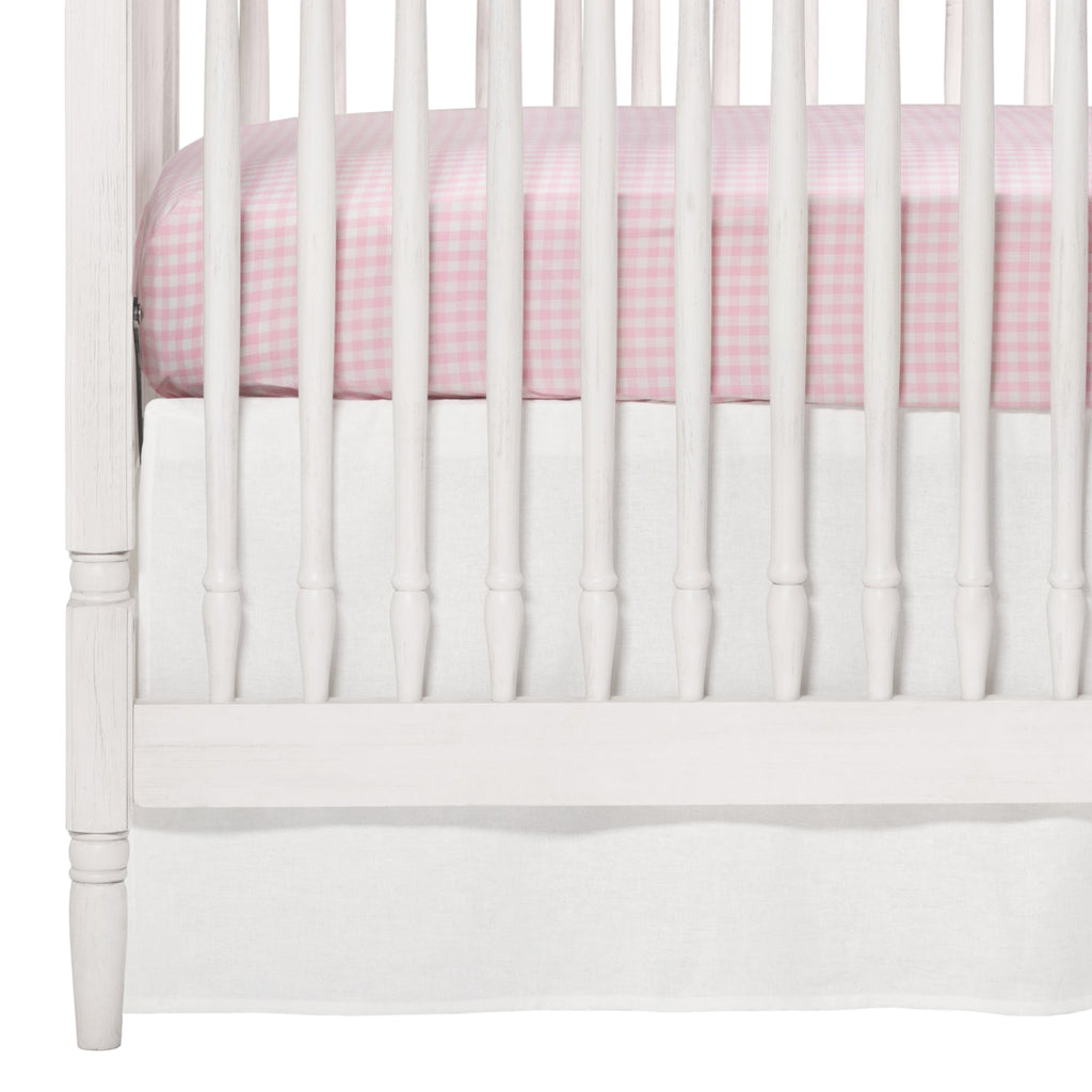 Pink Gingham Crib Sheet Quality Crib Sheets Liz and Roo