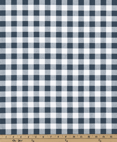 Plaid (1.5") Window Treatments in Black | Available in 4 Colors - Liz and Roo
