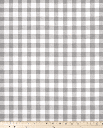 Plaid (1.5") Window Treatments in Black | Available in 4 Colors - Liz and Roo