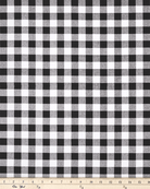 Plaid (1.5") Window Treatments in Black | Available in 4 Colors - Liz and Roo