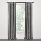 Plaid (1.5") Window Treatments in Black | Available in 4 Colors - Liz and Roo