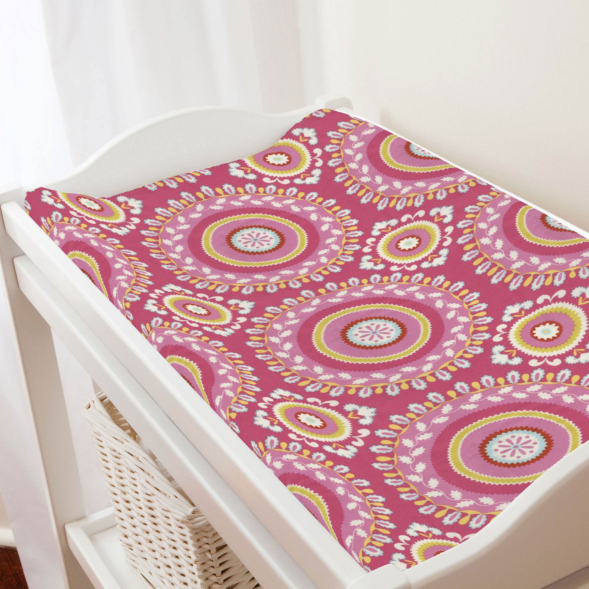 SALE Kumari Garden Jeevan Changing Pad Cover - Liz and Roo