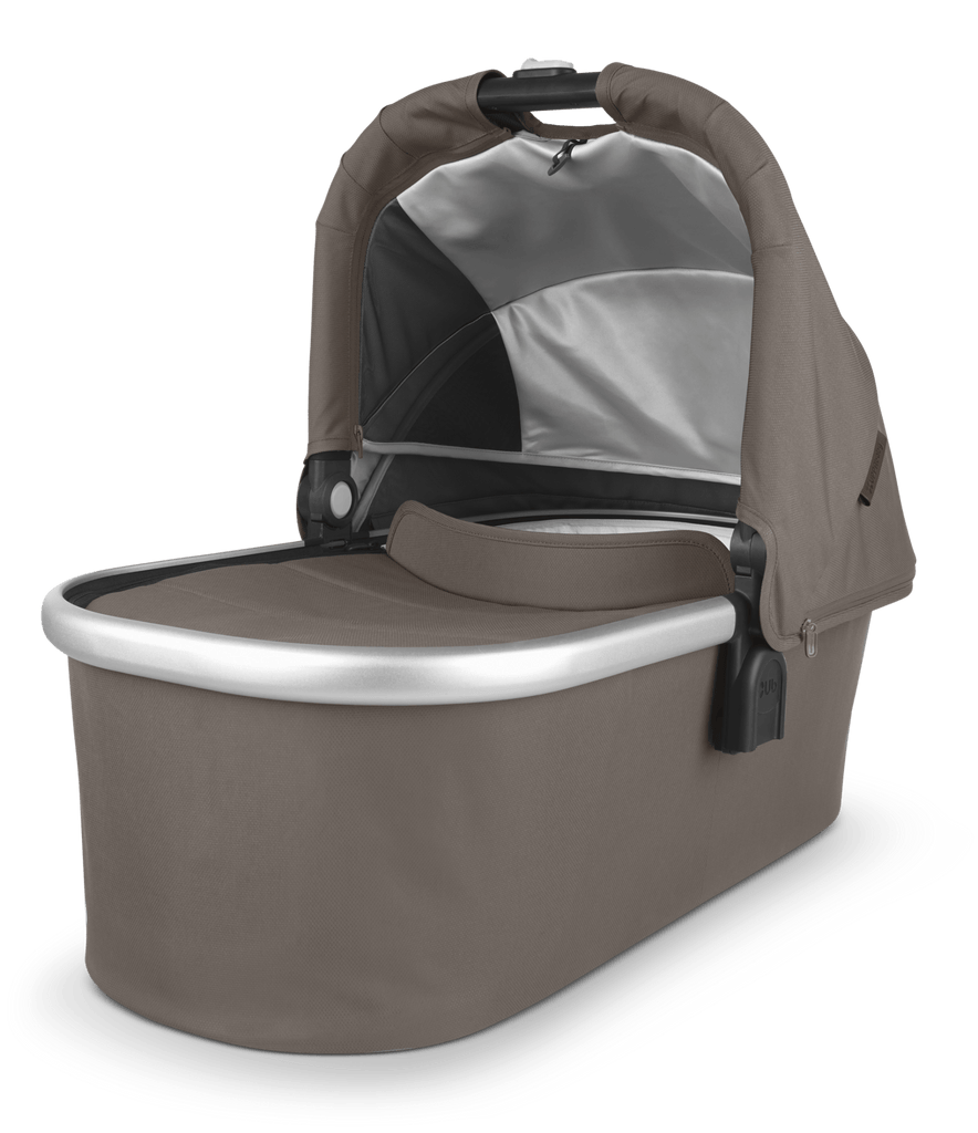 UPPAbaby Bassinet - Theo - Dark Taupe | Silver Frame - Liz and Roo