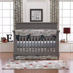 Airplane crib set hot sale